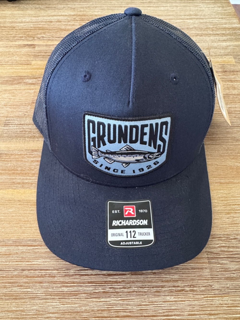 NWT Grundens Richardson Original 112 Trucker hat in Navy - one size